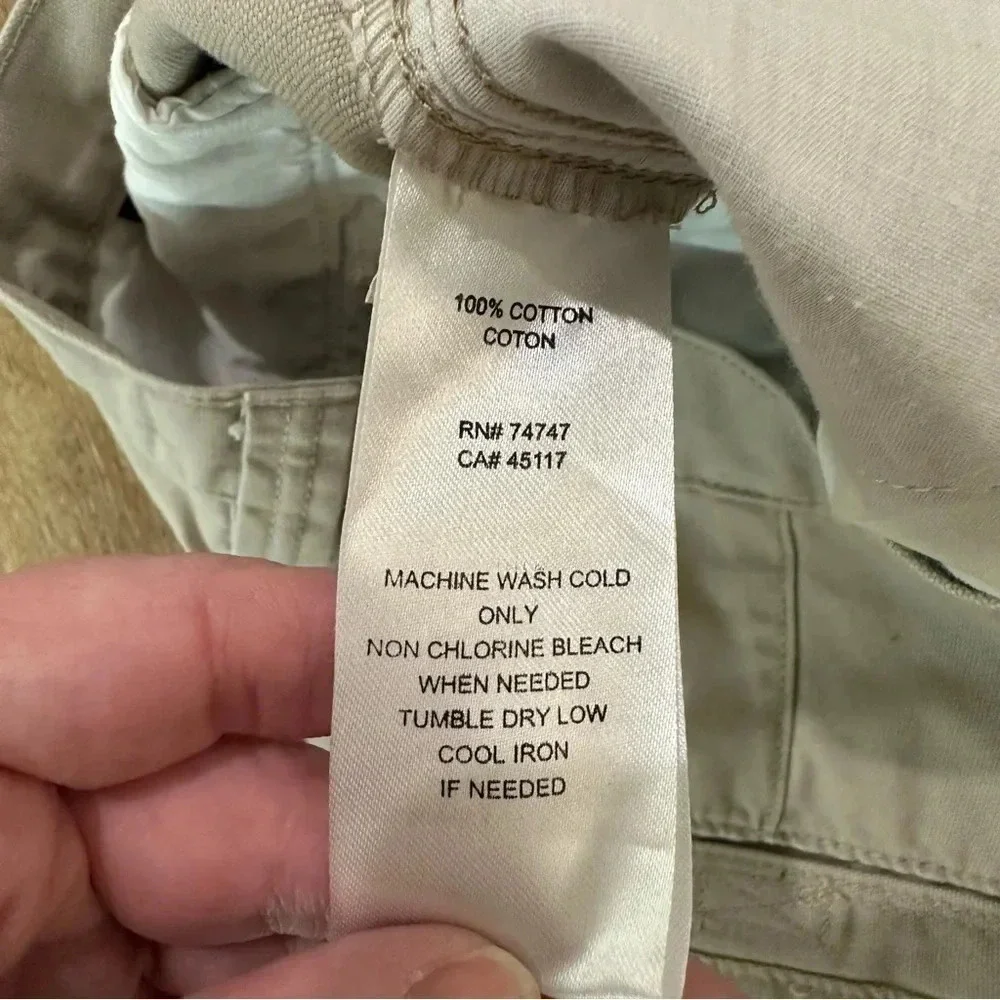 RedHead Men's Khaki Cotton Cargo Shorts Size Waist 38 GUC